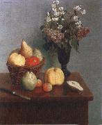 Still life with Flowers and Fruit